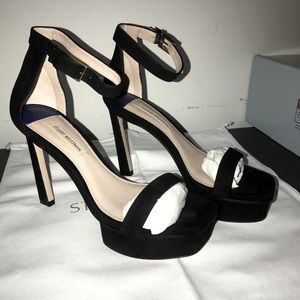Stuart Weitzman Platform Heels Sandals suede 6.5